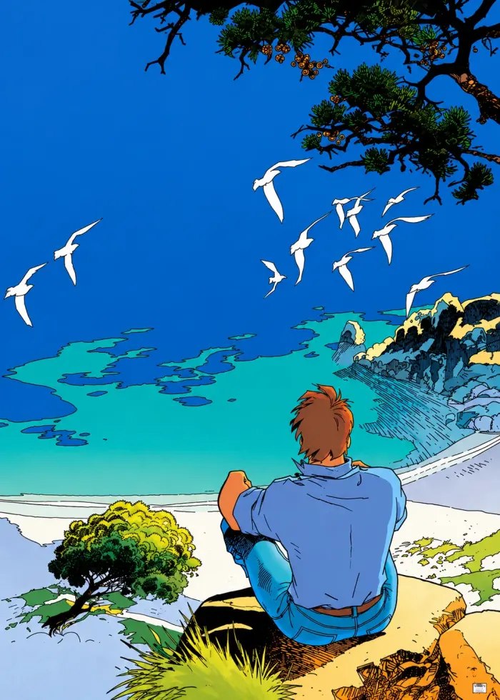Art strip de Philippe Francq : « Largo Sérénité »