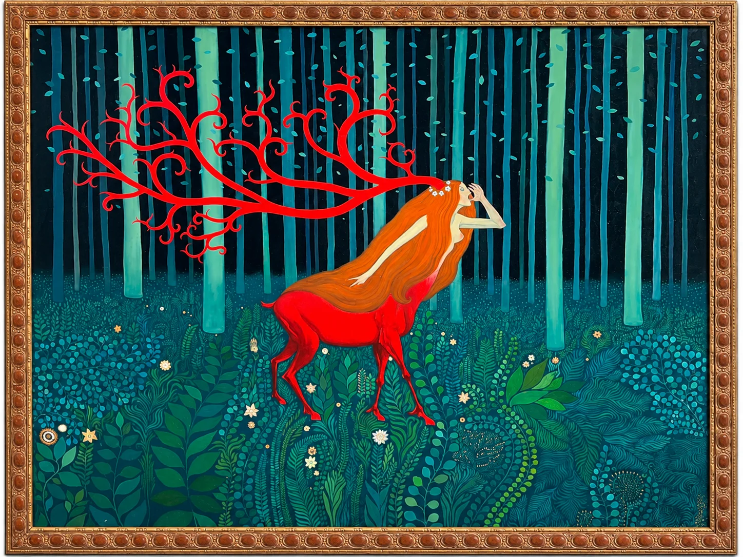 Tableau de David Sala : « La déesse de la forêt »
